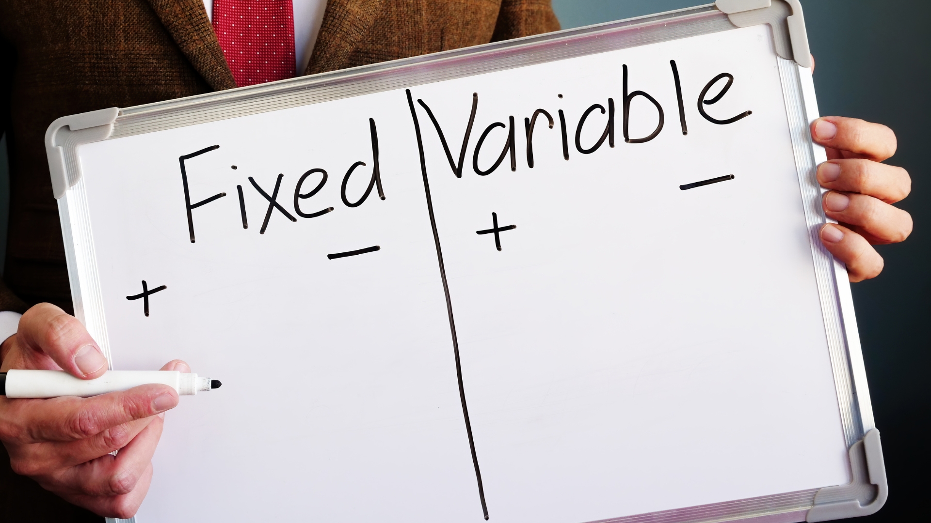 Rappresentazione concettuale della suddivisione dei flussi finanziari tra spese fisse e variabili.